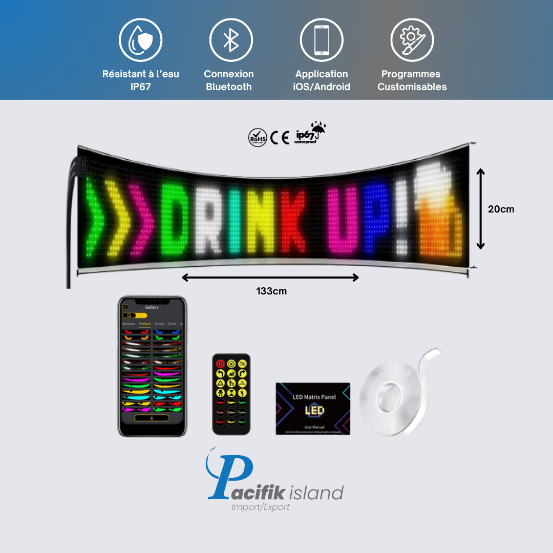 Écran LED Flex (iOS & Android)